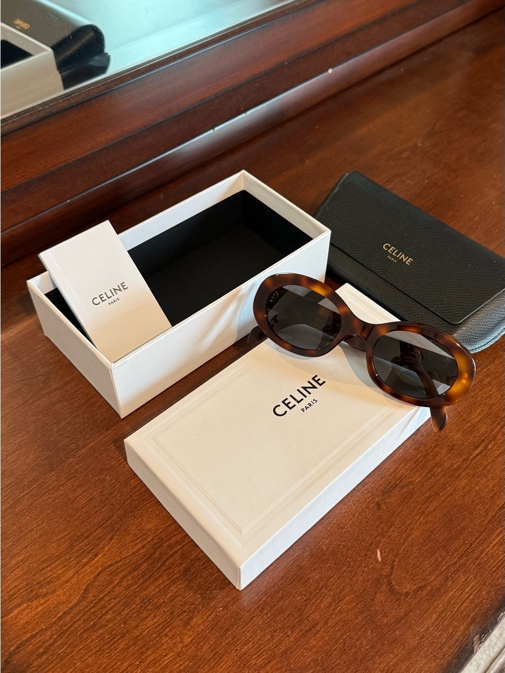 Celine Triomphe 52MM Oval Sunglasses